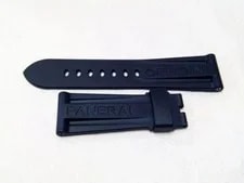 (n069) 【・】Officine Panerai Submersible Black Rubber Strap Belt 2