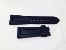 (n069) 【・】Officine Panerai Submersible Black Rubber Strap Belt 3