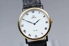 Omega — Omega de Ville Cal.1478 33mm Gold Roman White Dial Qz — Watch — resale