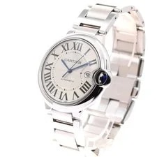 Cartier Ballon Bleu LM W69012Z4 42mm SS Silver #C3130 2