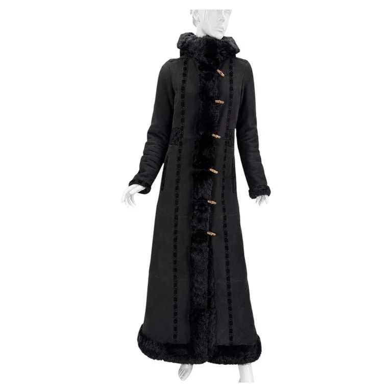 Gucci, Tom Ford for Gucci — Archival Gucci X Tom Ford Maxi Hooded Coat Italian 40 — Clothing — resale