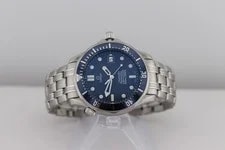 Omega Seamaster Pro 300M SMP 2531.80 Blue Wave Dial OG Bond 007 Full Size 41mm 2