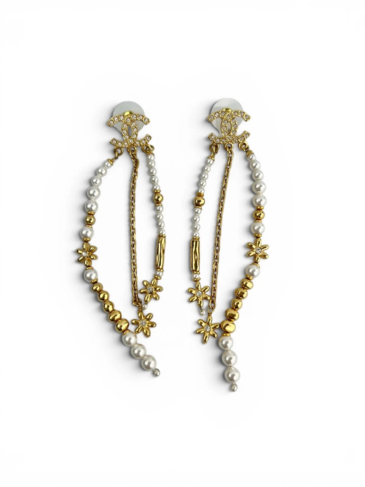 Chanel — Chanel Beaded Drop Earrings — Accessory — resale