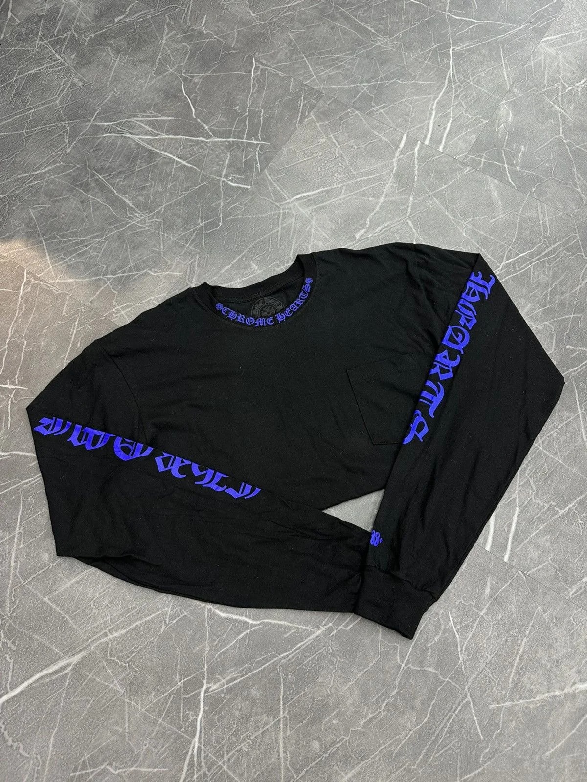 Chrome Hearts — Hearts 1988 Neck Logo Long Sleeve — streetwear — resale