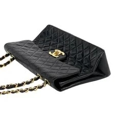 Chanel Large Matelasse Single Flap Chain Coco Mark Double Chain Lea 3