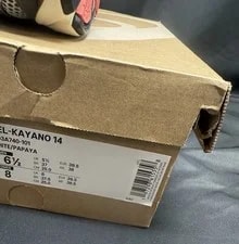 Asics Gel-kayano 14 /Papaya Size 6.5 & 4