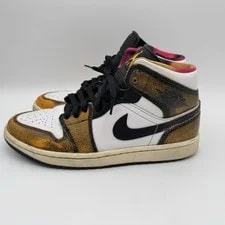 Air Jordan 1 Mid SE Wear Away Size 7.5 DQ8417-071 Basketball Shoes 3