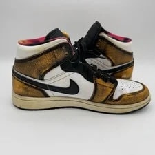 Air Jordan 1 Mid SE Wear Away Size 7.5 DQ8417-071 Basketball Shoes 4