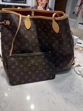Louis Vuitton — Authentic Louis Vuitton Neverfull With — Handbag — resale