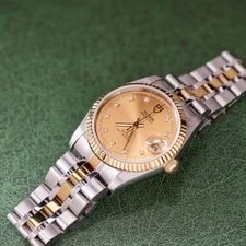 Tudor Champagne Dial 10-Diam Prince Date 74033 Automatic 34mm 2