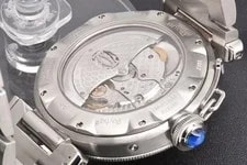 Cartier W31037H3 Pasha 38MM GMT Power Reserve 2388 #051 3