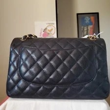 $12,600 Chanel Classic Ca Viar Hw Double Flap Chip Code 3