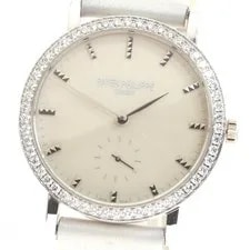 Patek Philippe — Patek Philippe Calatrava 7120G Diamond Bezel K18WG Hand Winding_849454 — Watch — resale