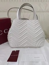 Gucci GG Marmont Medium Matelassé Double G Top Handle 3