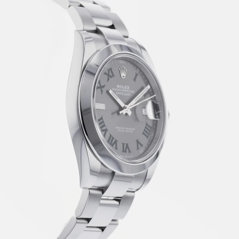 Rolex Datejust 41mm Wimbledon Dial Ref 4
