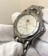 ▶️ [N ] TAG Heuer S/el S99.006E 37mm Quartz White Dial Date 200M 3