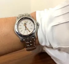 ▶️ [N ] TAG Heuer S/el S99.006E 37mm Quartz White Dial Date 200M 4