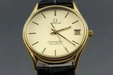 1982 Omega Seamaster Cal.1377 196.0281 Gold Quartz Near 3