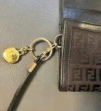 Fendi Baguette 🧿🎗️ W/ A ⭐️ 💼 Charm. With A Detachable Strap A Charm 4