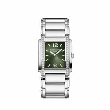 Patek Philippe — Patek Philippe Twenty-4 4910/1200A-011 '' Stainless Steel Green Diamond — Watch — resale