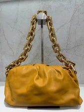 Authentic Bottega Veneta Chain Pouch Almond -Tone 4