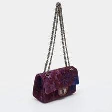 Chanel Reissue 2.55 Flap Quilted Sequins and 3