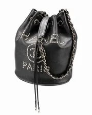 Chanel Deauville Bucket Crossbody Studded Small CC Flap 4