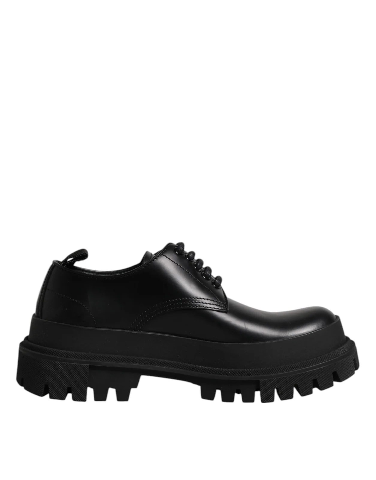 Dolce & Gabbana — Dolce & Gabbana Lace-Up Dress Derby — Designer Shoe — resale