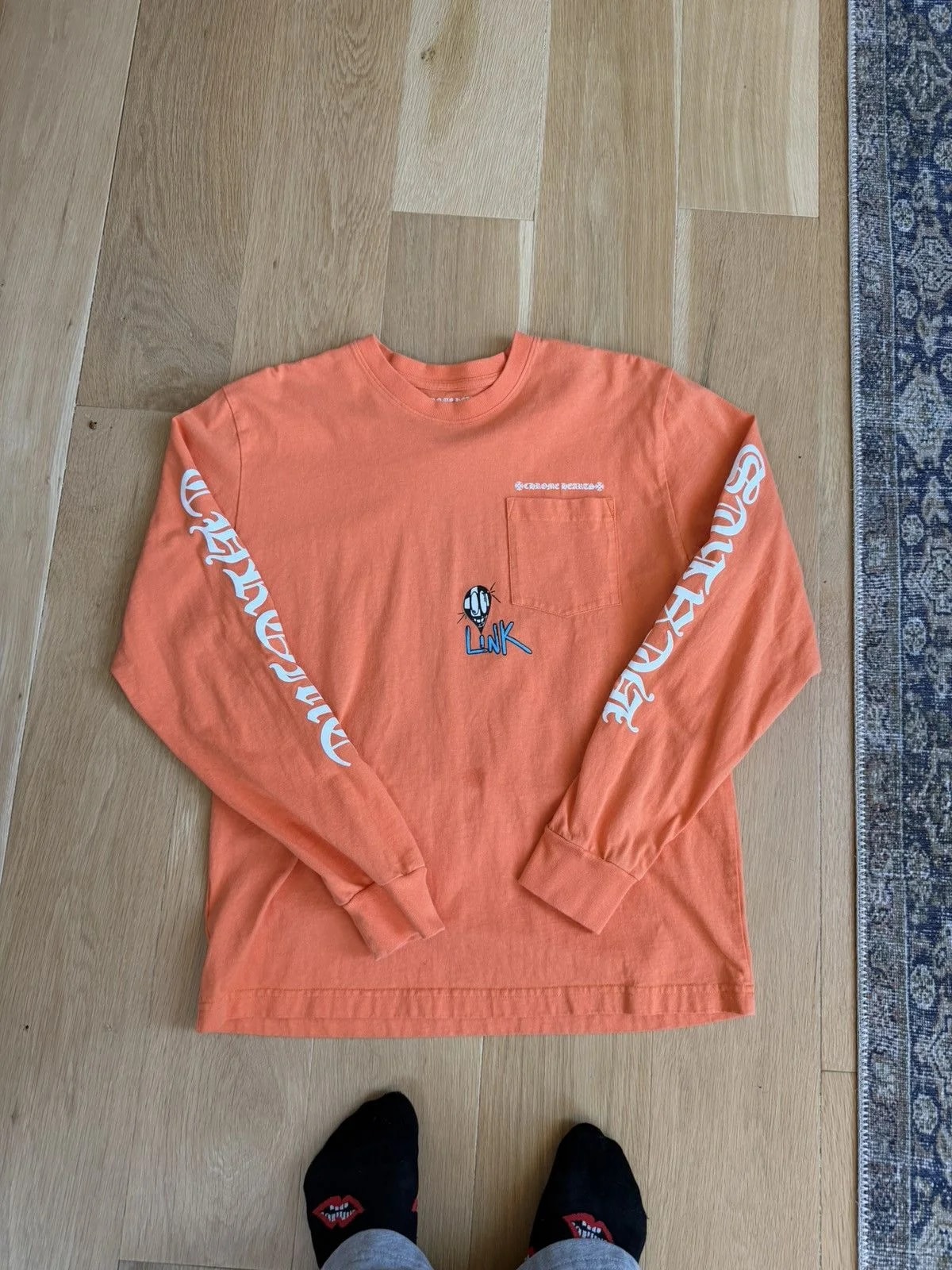 Chrome Hearts — Hearts Matty Boy Link Longsleeve Large - Lighlty Worm — streetwear — resale