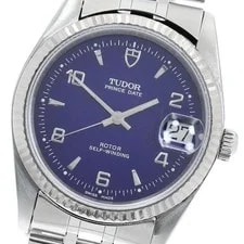 Tudor — Tudor Prince Date 74034 WG Bezel Blue Dial Automatic Watch_957025 — Watch — resale