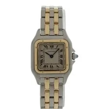Cartier Panthère Mm 2 Row W25028B6 Ivory Case Size 26mm #41114 2