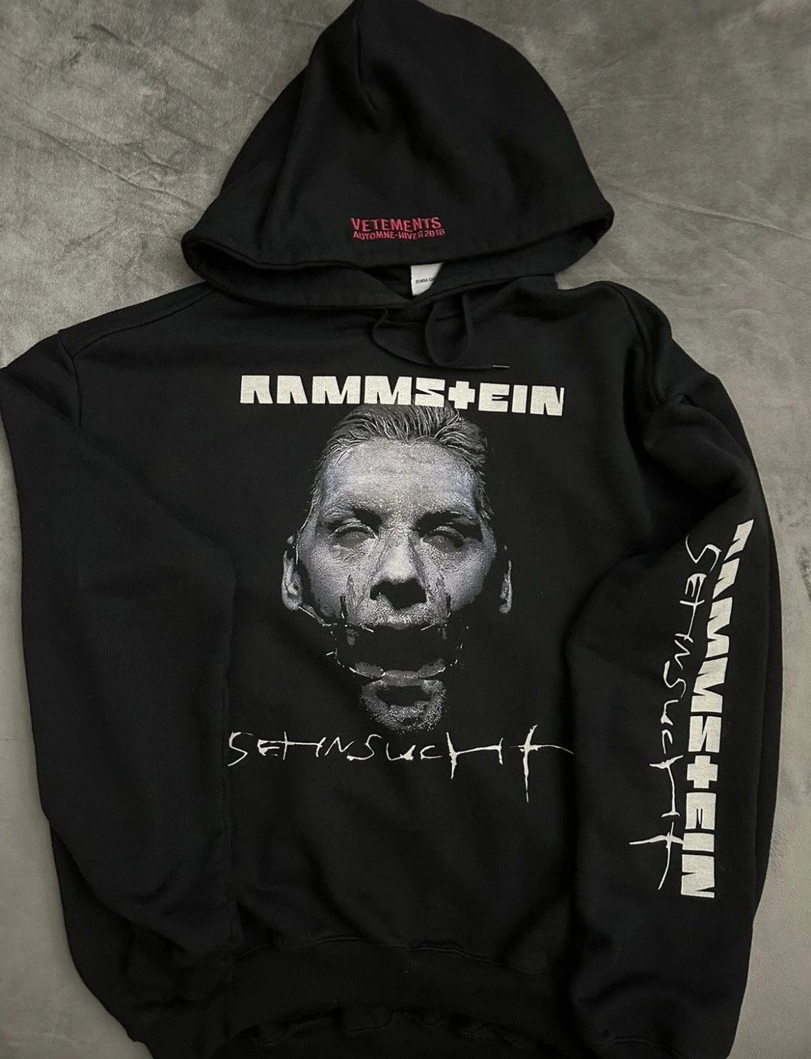 Vetements Rammstein Hoodie — streetwear — resale