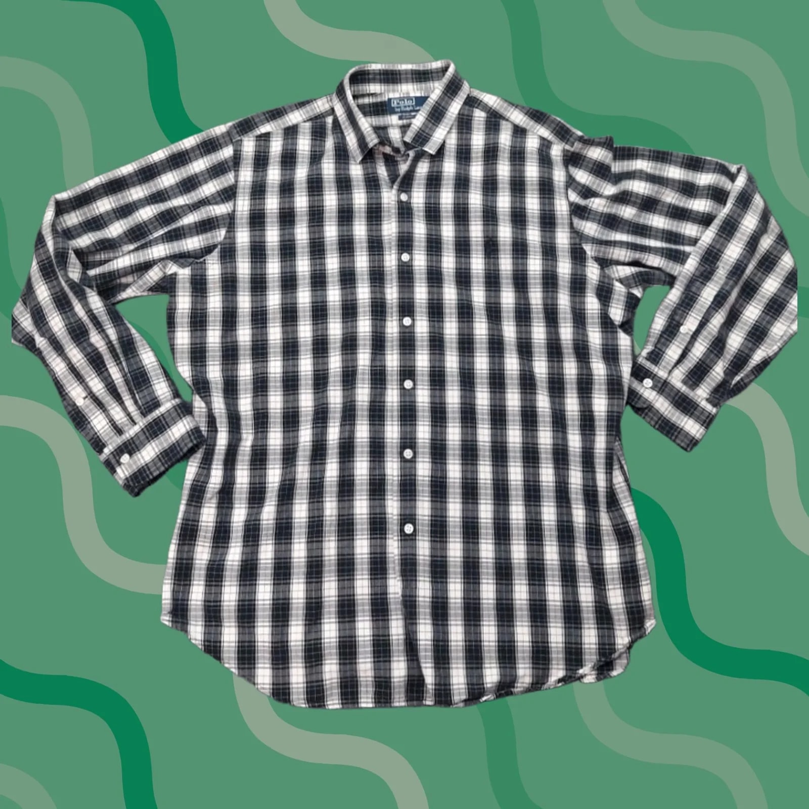Polo Ralph Lauren — Polo Ralph Lauren Shirt XL Plaid Classic Fit Button Down Long Sleeve — streetwear — resale
