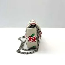 Gucci GG Marmont GG Apple Matelasse Mini Chain 4