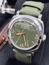 Panerai Radiomir PAM00995 Military Green Micro Rotor USA Seller 2