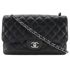 Chanel — Chanel Deca Matelasse 30 A58600 ChainShoulder Double Flap Bla... — Handbag — resale