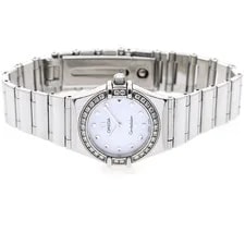Omega 1475.71 Constellation My Choice Diamond Bezel White Shell Dial Quartz Ladi 2