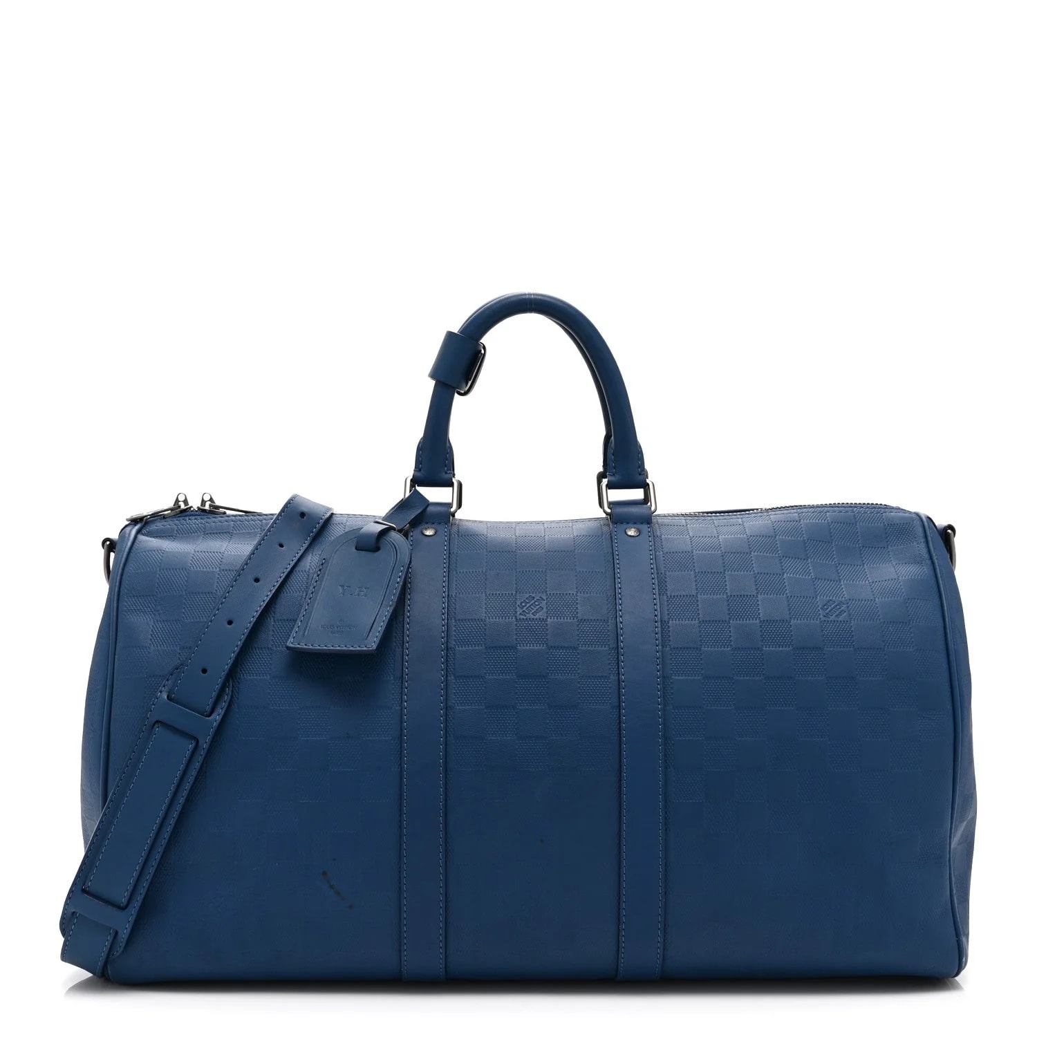 Louis Vuitton — Infini Keepall Bandouliere 45 Neptune — Handbag — resale