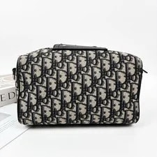 Dior Lingot 22 Saddle Flap Monogram Embroidered Detachable - Very Good #QT91ET 2