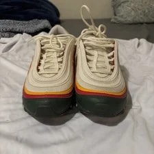 Nike Air Max 97 SE Shoes Evergreen ’S Size 9 Ratatouille 4