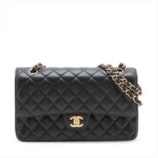 Chanel — Chanel Matelasse 25 Skin Double Flap Double Chain Metal Fi — Handbag — deal