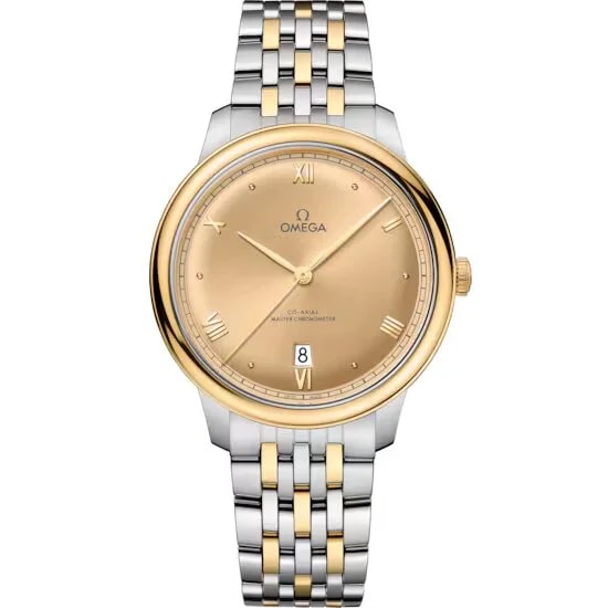 Worldofluxuryus — Omega de Ville Prestige Stainless Steel & 18K Yellow Gold — Watch — resale