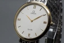 *Near * Omega de Ville 395.2378 Cal.1378 32mm Roman Dial Quartz 3