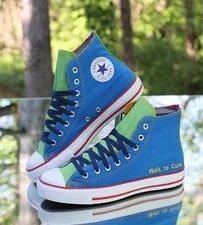 Converse Chuck Taylor All Star Hi Walk To Cure 2007 ’S Size 8 Custom 1S458 2