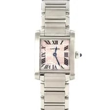 Cartier — Authentic Cartier Tank Française SM W51008Q3 Stainless Steel Quartz #246-00... — Watch — resale