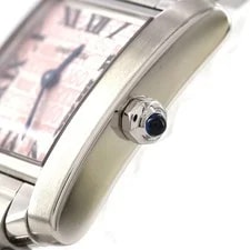 Authentic Cartier Tank Française SM W51008Q3 Stainless Steel Quartz #246-00... 4