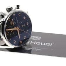 TAG Heuer — TAG Heuer Carrera Calibre 16 CV2A1AB 43mm SS Black #C6376 — Watch — resale