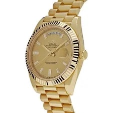 Rolex Day-Date 40 228238 Yellow Gold Champagne Diamond Dial (2025) 2