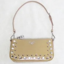 Prada Contenitori Tracolla Vernice Studded 3