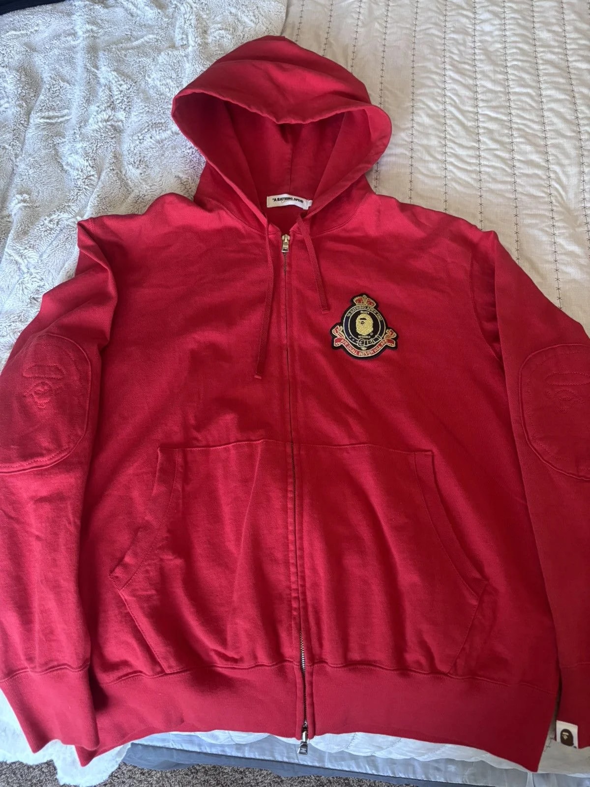 BAPE — Bape Crest Zip Up Hoodie — streetwear — resale